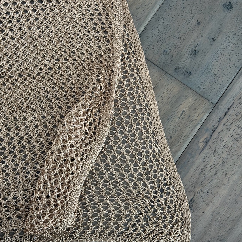 Zara Metallic Knit Dress gold - Picture 8 of 9
